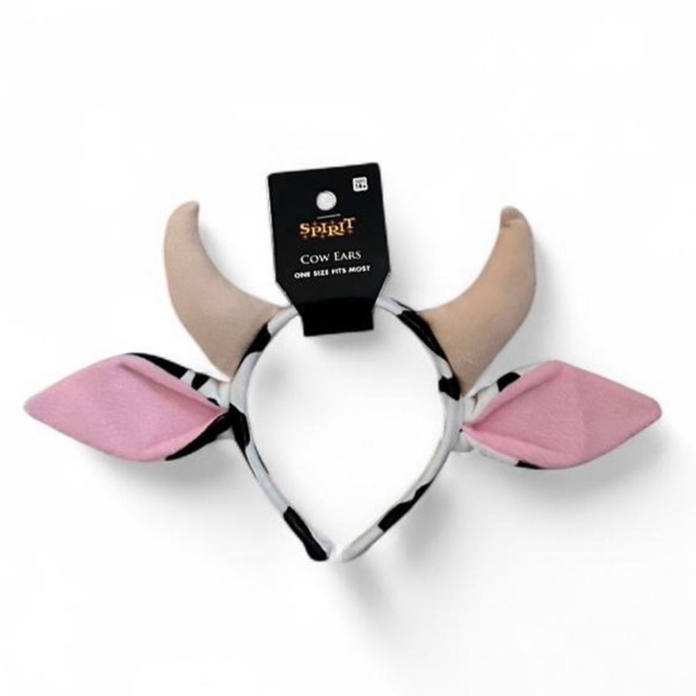 Spirit Halloween Cow Ear Headband for Adults or Kids